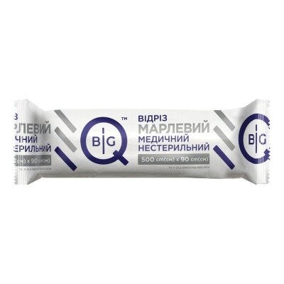 Відріз марлевий нестерильний BigQ медичний 5 м х 90 см
