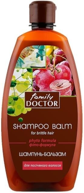 Шампунь-бальзам Family Doctor Фіто-формула для посіченого волосся, 500 мл