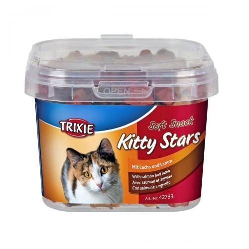 Ласощі для кішок Trixie 42733 Kitty Stars Lamb Salmon Oil, 140 г