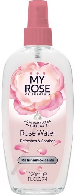 Вода рожева My Rose для обличчя та декольте, 220 мл