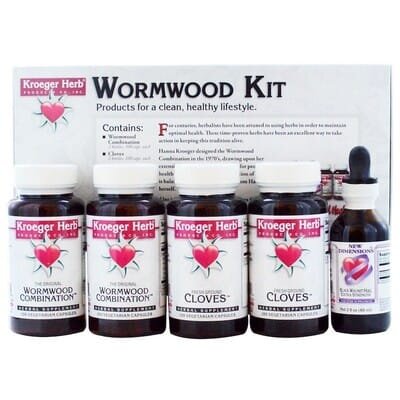 Антипаразитарна програма Kroeger Herb Co Wormwood Kit, 5 флаконів