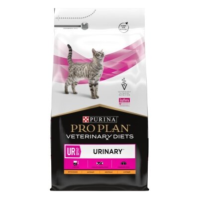 Корм сухий для котів Purina Pro Plan Veterinary Diets UR Urinary при сечокам'яній хворобі з куркою, 5 кг