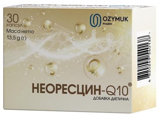 Неоресцин-Q10 капсули №30 (10х3)