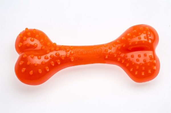 Іграшка для собак Comfy Mint Dental Bone, помаранчева, 8,5 см