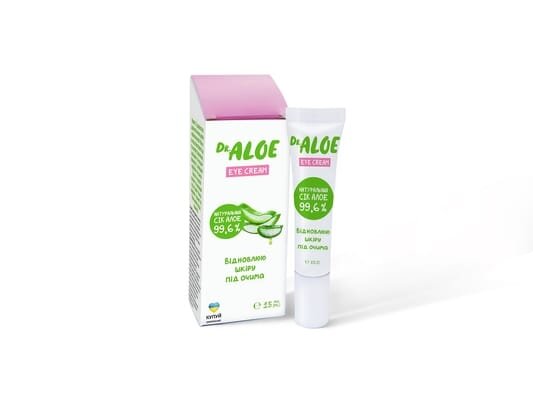 Крем для шкіри навколо очей Dr.Aloe, 15 мл
