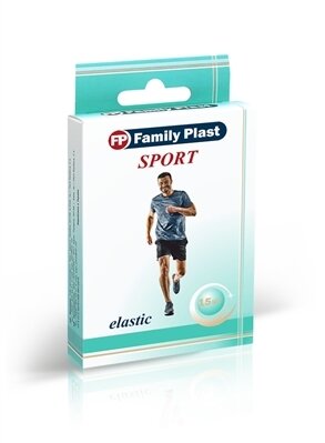 Набір пластирів медичних «FP Family Plast» бактерицидних Sport, 15 штук