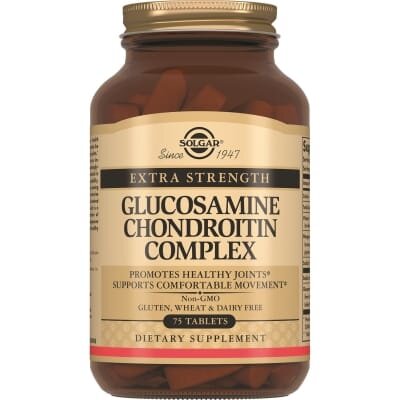 Глюкозамін хондроїтин комплекс Solgar Glucosamine Chondroitin Complex Extra Strength таблетки №75