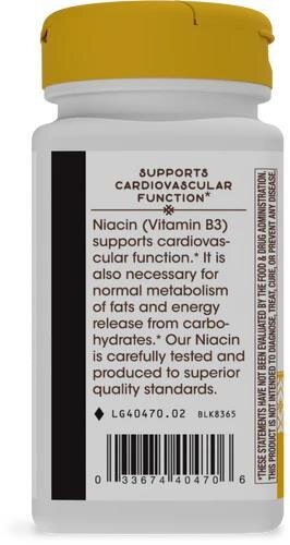 Ніацин Nature's Way Niacin (Vitamin B3) 100 мг, 100 капсул
