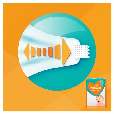 Підгузки дитячі Pampers Sleep & Play розмір 3, 6-10 кг, 58 шт