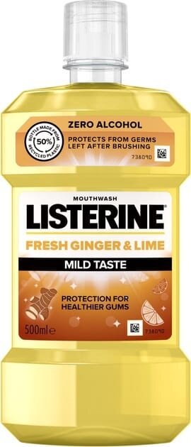 Ополіскувач для порожнини рота Listerine Свіжість імбиру та лайму, 500 мл