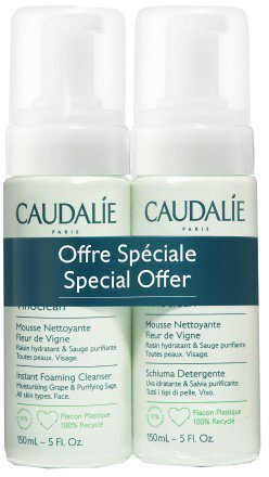 Піна-мус Caudalie Vinoclean Fleur de Vigne для вмивання, 2 шт х 150 мл