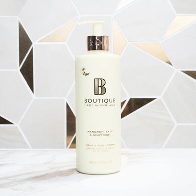 Лосьйон для рук і тіла Boutique Mandarin, Basil & Grapefruit, 500 мл