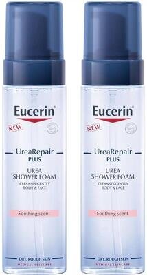 Набір Eucerin Urea Repair Plus Зволожуюча пінка для душу для сухої шкіри (95680-57865-00), 200 мл х 2 шт