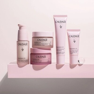 Флюїд для обличчя Caudalie Resveratrol Lift Cashmere легкий зміцнюючий, 40 мл