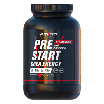 Креатин Vansiton Pre Start Crea Energy з фосфатами, 1,8кг