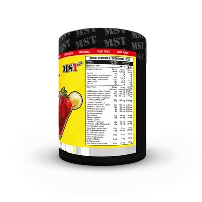 Передтренерувальний комплекс MST Nutrition Pump Killer фруктовий пунш, 550 г