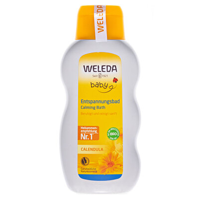 Засіб для купання дитячий Weleda Baby Calendula Календула з екстрактами лікарських трав, 200 мл