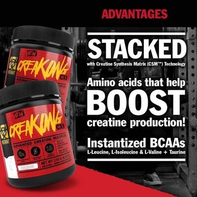 Креатин і амінокислоти Mutant Creakong CX8 Creatine + Amino Acid, 249 г