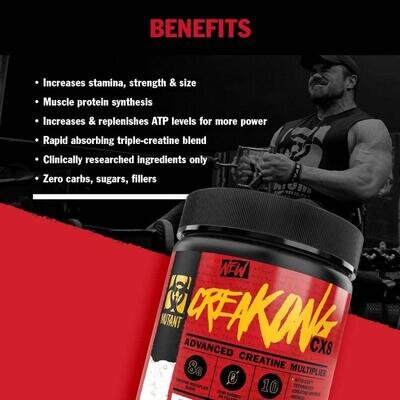 Креатин і амінокислоти Mutant Creakong CX8 Creatine + Amino Acid, 249 г