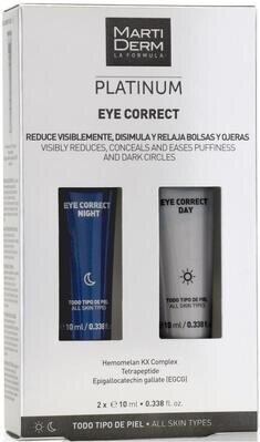 Набір MartiDerm Eye Correct для зони навколо очей (денний крем 10мл + нічний крем 10мл)