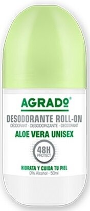 Дезодорант кульковий Agrado Aloe Vera Unisex 48h Алое Вера, 50 мл