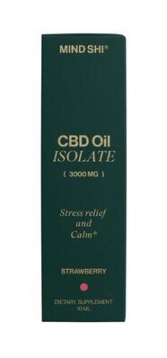 Олія CBD (Канабідіол) Mind Shi Ізолят 3000 мг Полуниця, 10 мл