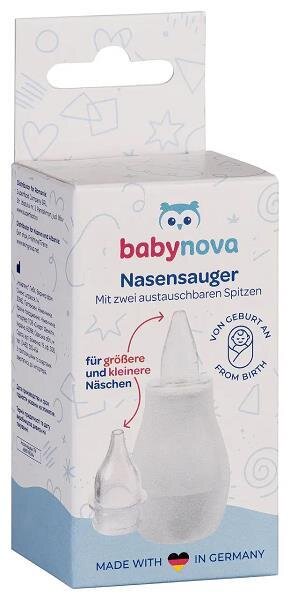 Аспіратор для носа Baby-Nova 33308 дитячий зі змінною насадкою, 1 шт