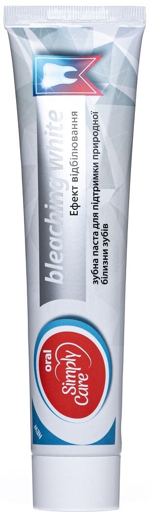 Зубна паста Simply Care Ефект відбілювання, 170 г