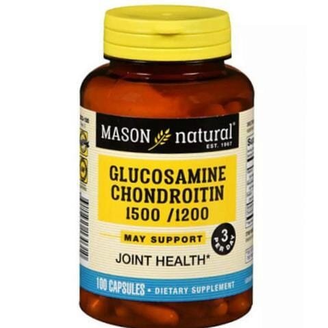 Глюкозамін з хондроїтином Mason Natural Glucosamine Chondroitin, 100 капсул