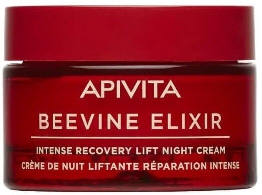 Крем-ліфтинг для обличчя Apivita Beevine Elixir нічний інтенсивний для відновлення шкіри, 50 мл