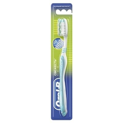 Зубна щітка Oral-B 3-Ефект Натуральна свіжість 40 середньої жорсткості, 1 шт