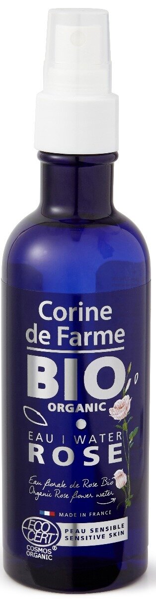 Вода органічна для обличчя Corine de Farme Bio Organic Rose Троянда, 200 мл