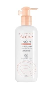 Молочко для обличчя і тіла Avene TriXera Nutrition живильне для сухої і чутливої шкіри, 400 мл