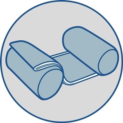 Подушка-обмежувач Олві для новонароджених, 10 см х 26 см (чохол велюр), 1 шт