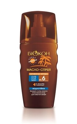 Олія-спрей Біокон Активатор засмаги SPF-6, 165 мл