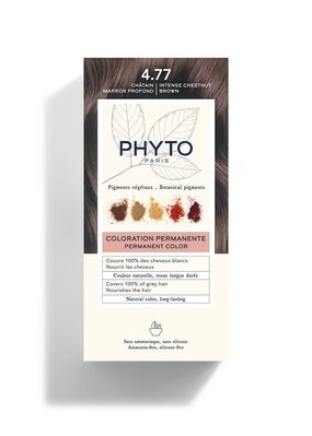 Крем-фарба Phyto Phytocolor, тон 4.77 шатен темний каштановий, 60 мл + 40 мл