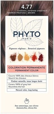 Крем-фарба Phyto Phytocolor, тон 4.77 шатен темний каштановий, 60 мл + 40 мл
