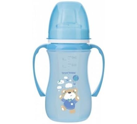 Кружка Canpol babies EasyStart Sweet Fun тренувальна синя, 35/208_blu, 240 мл
