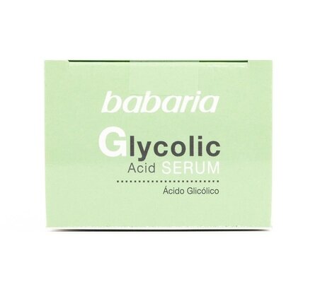 Сироватка для обличчя Babaria Glycolic Acid нічна з гліколевою кислотою для рівного тону шкіри, 30 мл