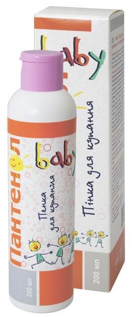 Пінка для купання Фармаком Пантенол Baby рожева, 200 мл