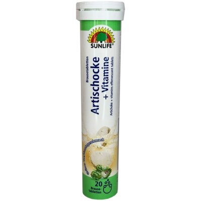 Вітаміни Sunlife Artischocke+Vitamine таблетки шипучі №20