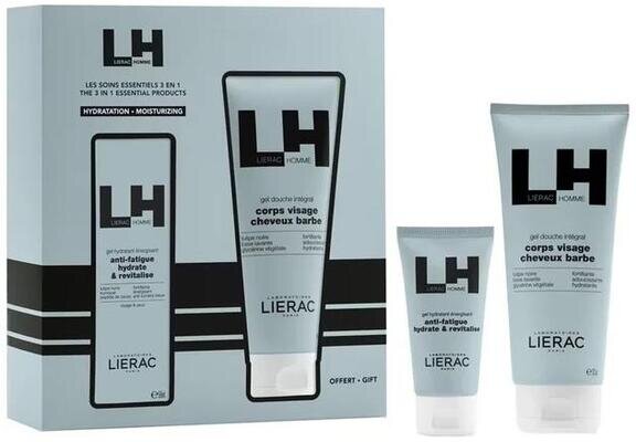 Набір Lierac Homme для чоловіків (Зволожуючий гель 50 мл + Гель для душу 200 мл)