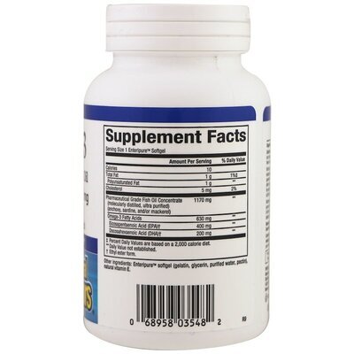 Риб'ячий жир Омега 3 Natural Factors Rx Omega-3, 60 капсул