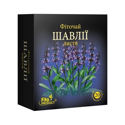 Фіточай Фітопродукт №28 Шавлії листя по 1,5 г №20 в філ.-пак.