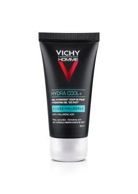 Гель для обличчя та контуру очей Vichy Homme Hydra Cool+ зволожуючий з охолоджуючим ефектом, 50 мл