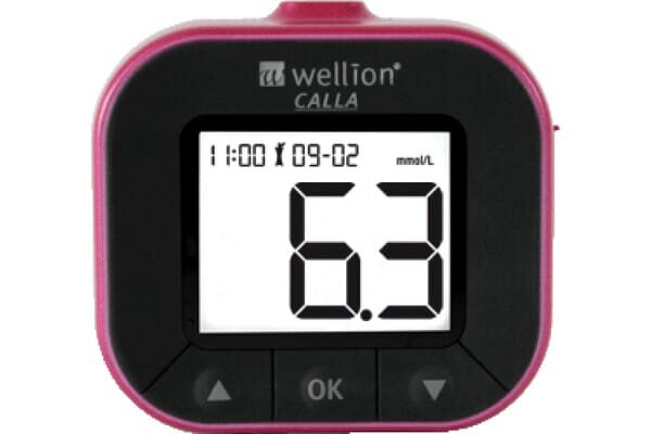 Набір Wellion Calla Light для тестування рівня глюкози крові ожина, ммоль/л
