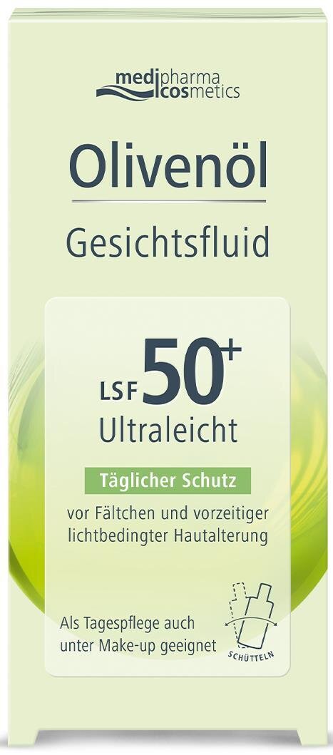 Флюїд для обличчя Olivenol SPF50+ сонцезахисний ультралегкий, 50 мл