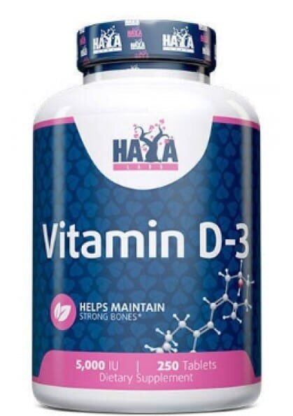 Вітамін Д3 Haya Labs Vitamin D-3 5000 МО капсули №250