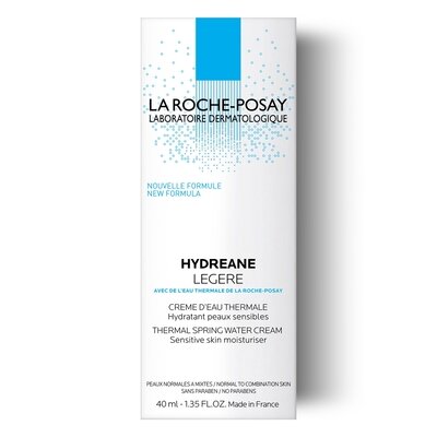 Крем для обличчя La Roche-Posay Hydreane Legere легкий зволожуючий для нормальної та комбінованої чутливої шкіри, 40 мл