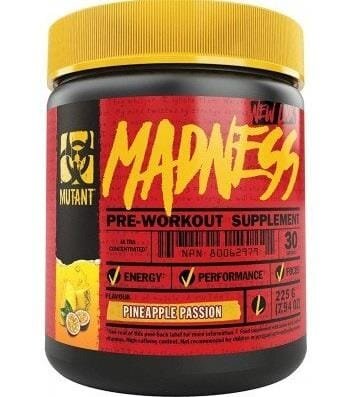 Передтренувальний комплекс Mutant Madness, ананас, 225 г